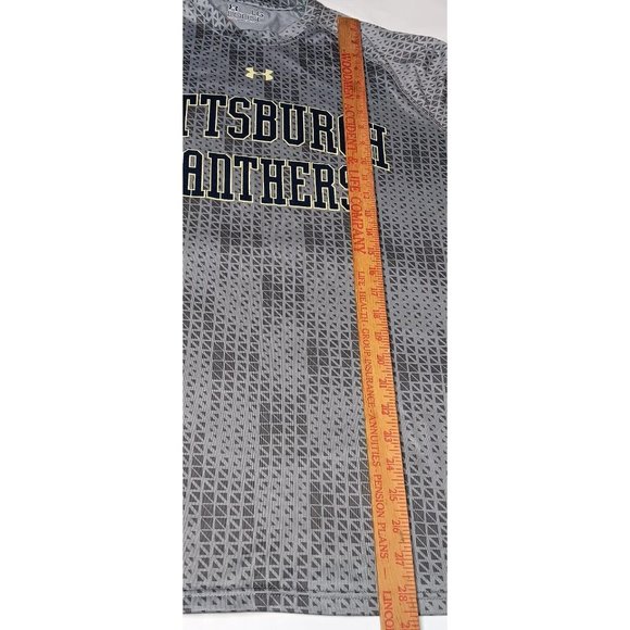 PITT University of Pittsburgh Panthers Under Armour L Loose T Shirt Heat Gear - Picture 8 of 10